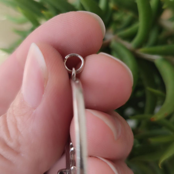 Ciondolo artigianale in argento 925 con pietra - ANANDPUR