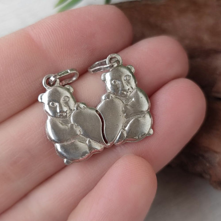 Ciondolo best friends in argento 925 - BEARS