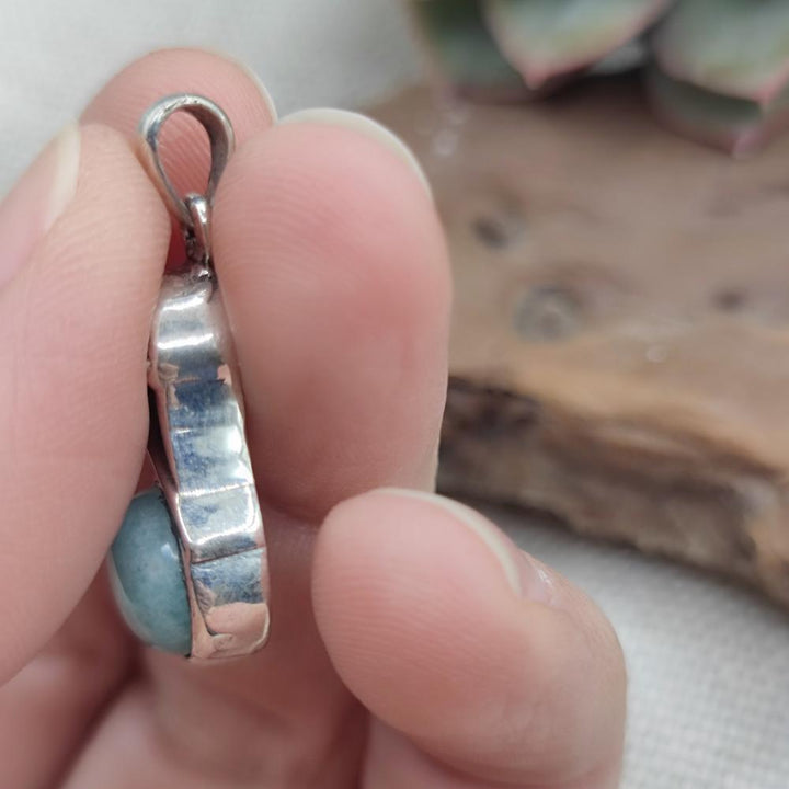 Ciondolo cigno in argento 925 labradorite - QUTHBU