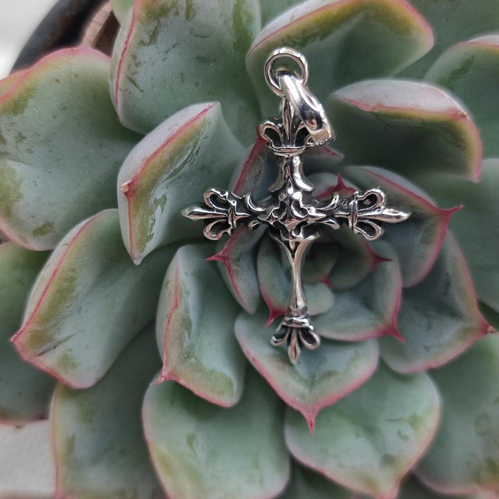 Ciondolo a croce in argento 925 - RAYACHOTI