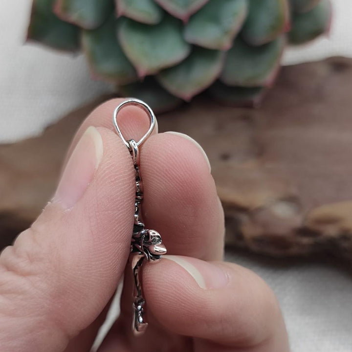 Ciondolo a croce in argento 925 - RAYACHOTI