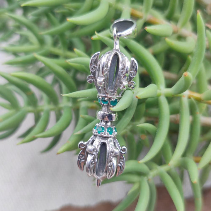 Ciondolo con Dorje in argento 925 - KAMARIA