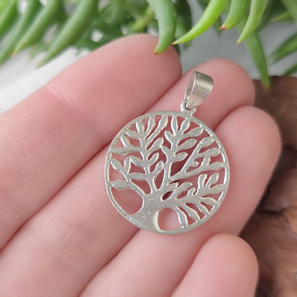 Ciondolo etnico in argento 925 - Albero della vita