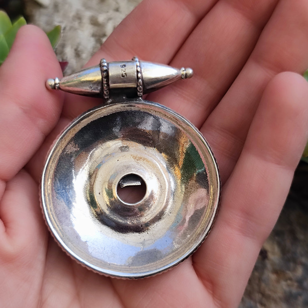 Ciondolo etnico in argento 925 Ganesh - JAMALLAH