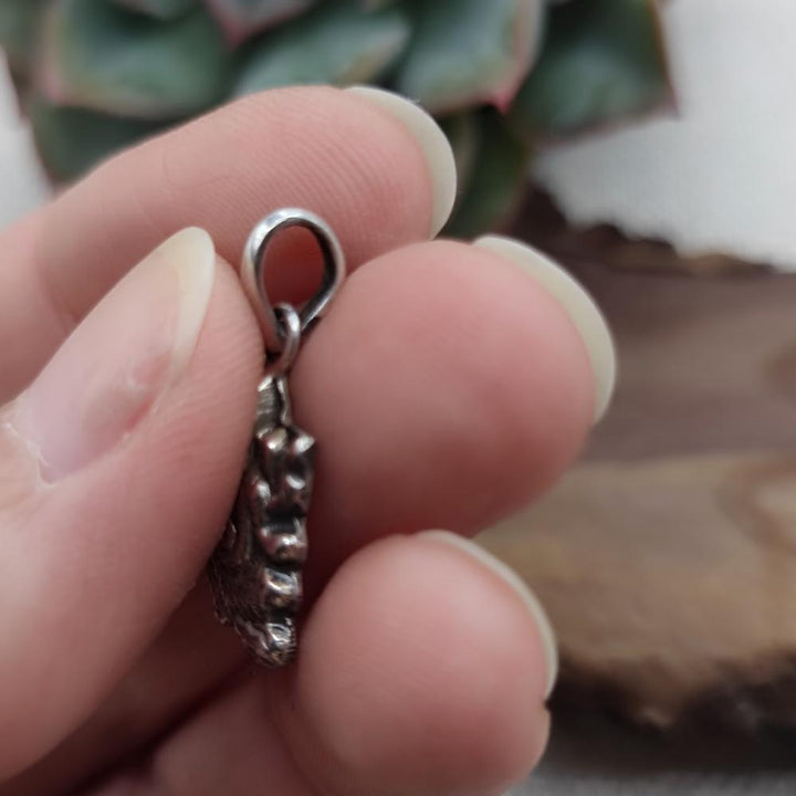 Ciondolo ETNICO in argento 925 con GANESH - NASPUR