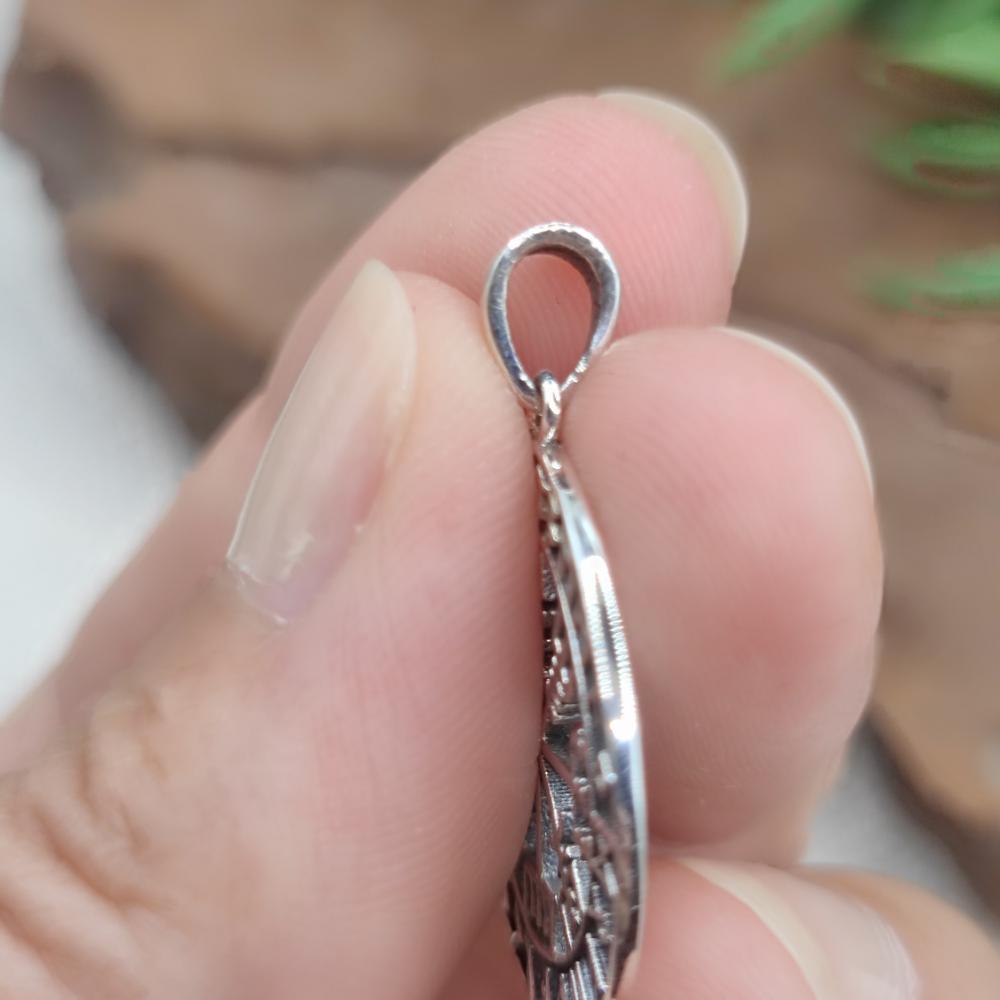 Ciondolo Vegvísir in argento 925 - KELARI