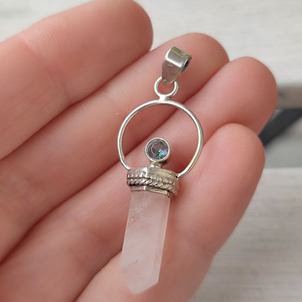 Ciondolo in argento 925 con pietra - DASAGRAM