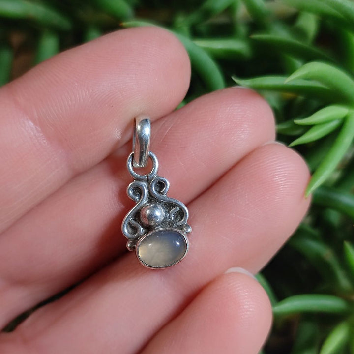 Ciondolo in argento 925 con pietra - MARGOMUNDA