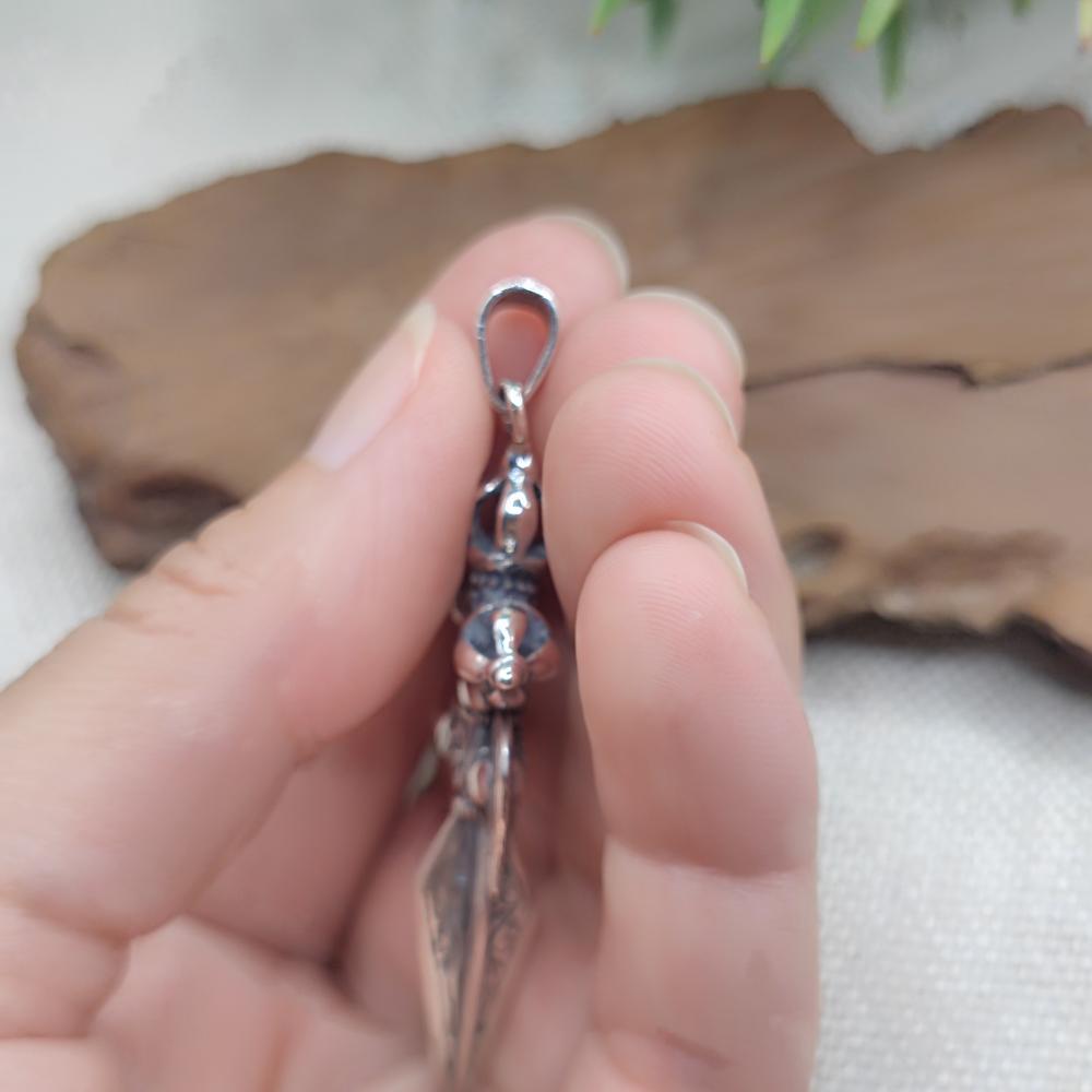 Ciondolo con Phurba in argento 925 - SONHYAK