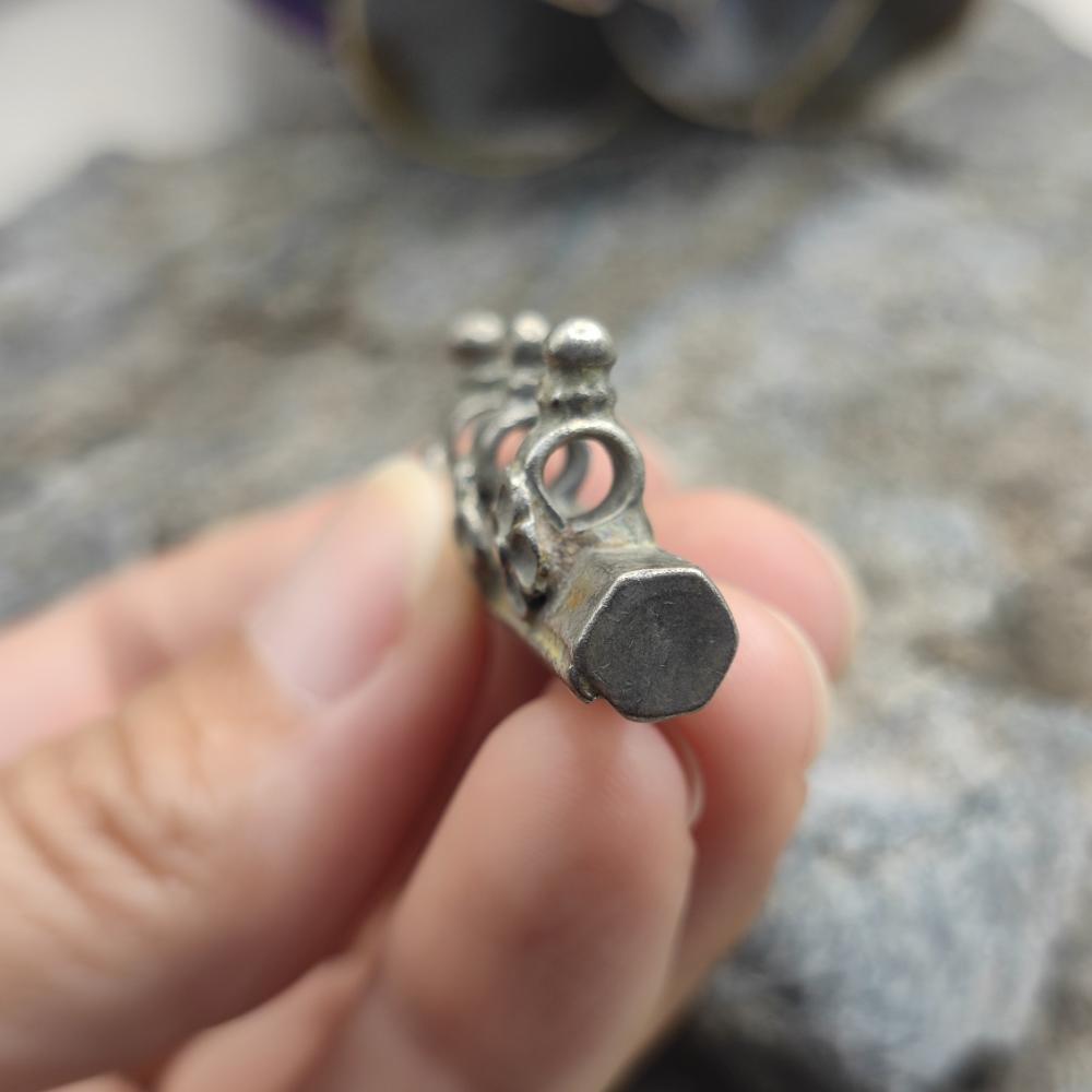 Ciondolo etnico in argento antico - TANAYA