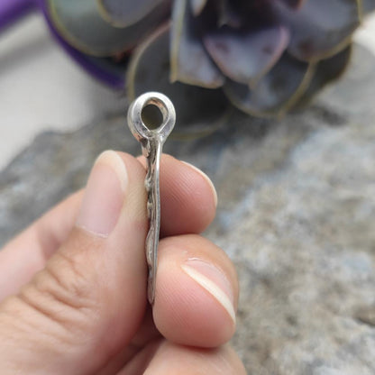 Ciondolo etnico in argento antico Durga - TARANGA