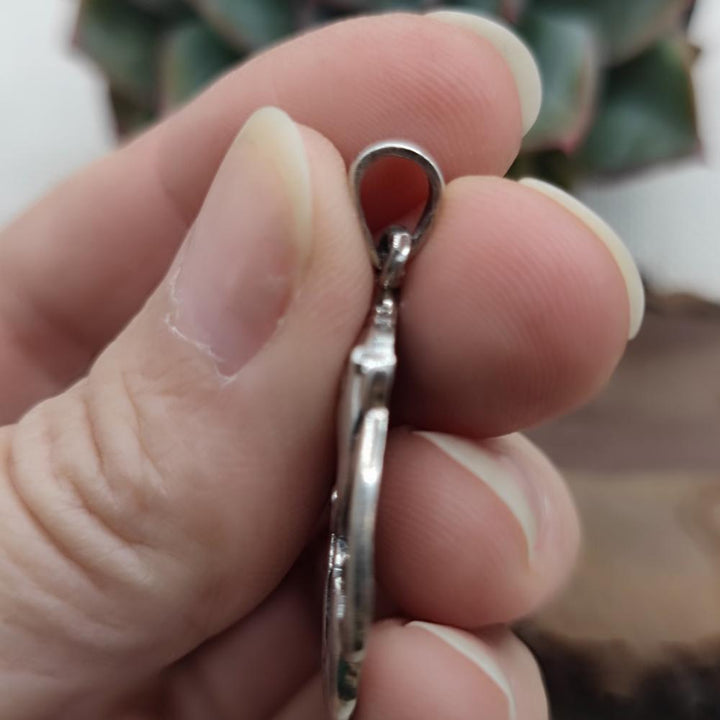 Ciondolo etnico in argento 925 con GANESH - NELLORE