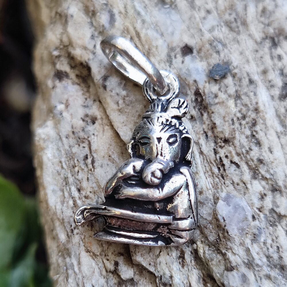 Ciondolo etnico in argento 925 Ganesh - SAMRUP