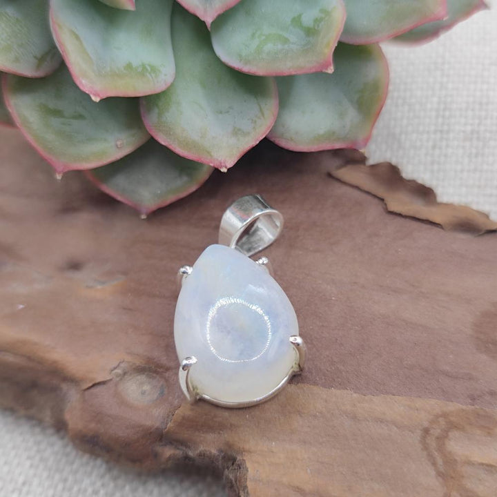 Ciondolo a goccia in argento 925 pietra di luna - SIRCILLA