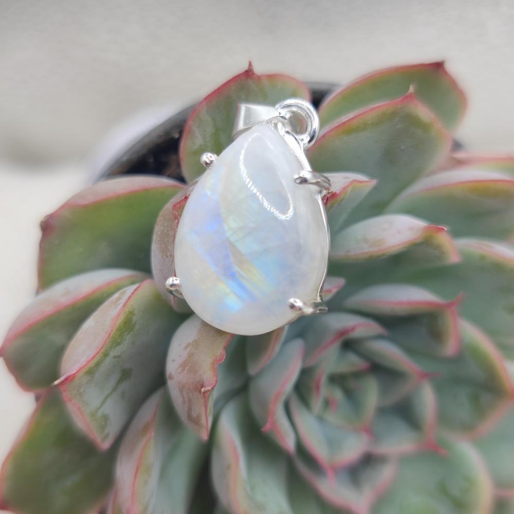 Collana Donna Acciaio Silver con Ciondolo a Goccia e Zirconi Liu... - Gioielleria Amadori