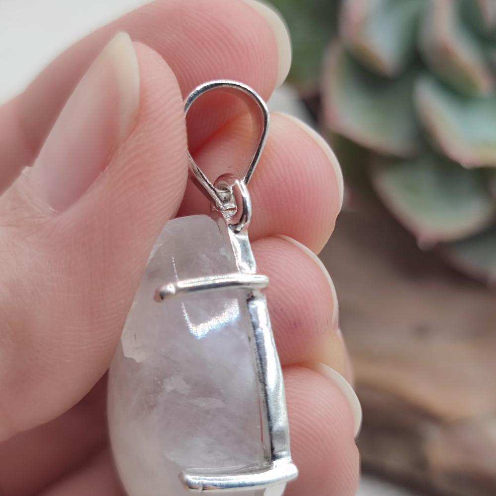 Ciondolo a goccia in argento 925 pietra di luna - SIRCILLA