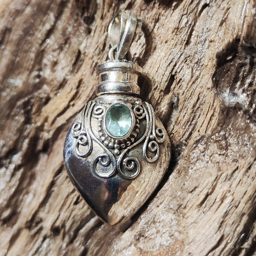 Ciondolo porta profumo in argento - ASIA – immagine21