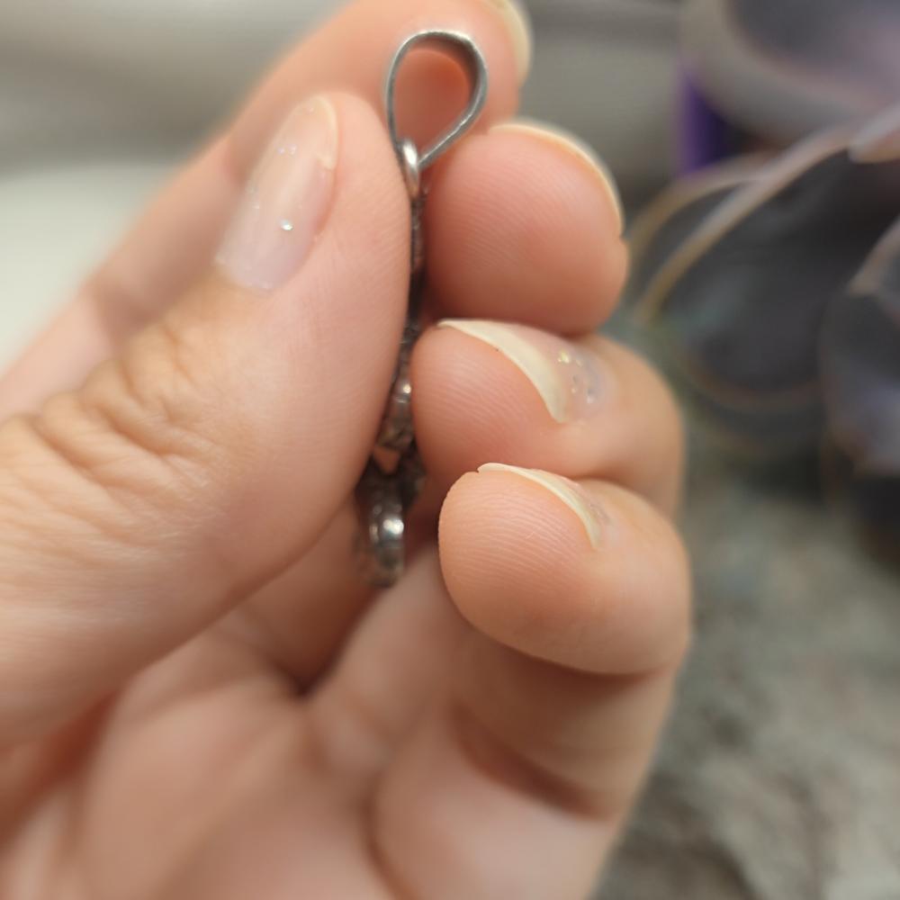 Ciondolo in argento 925 con serpente - CHANDAN
