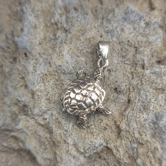 Ciondolo tartaruga in argento 925 - INDRAYA