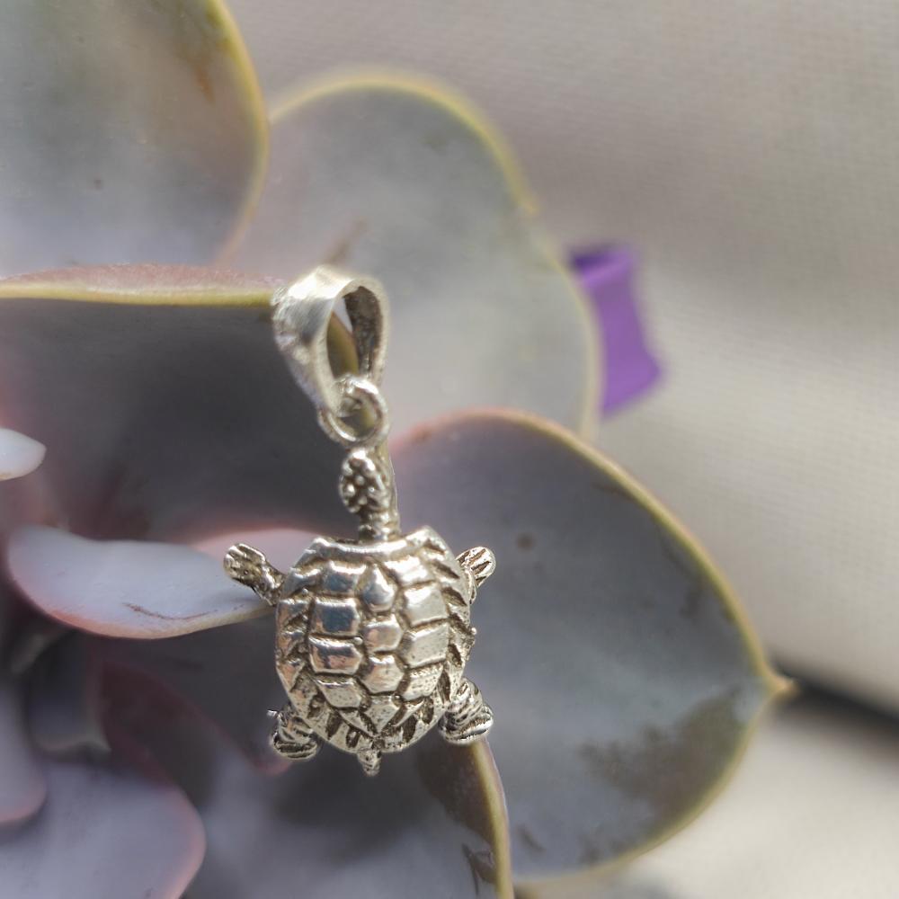 Ciondolo tartaruga in argento 925 - INDRAYA
