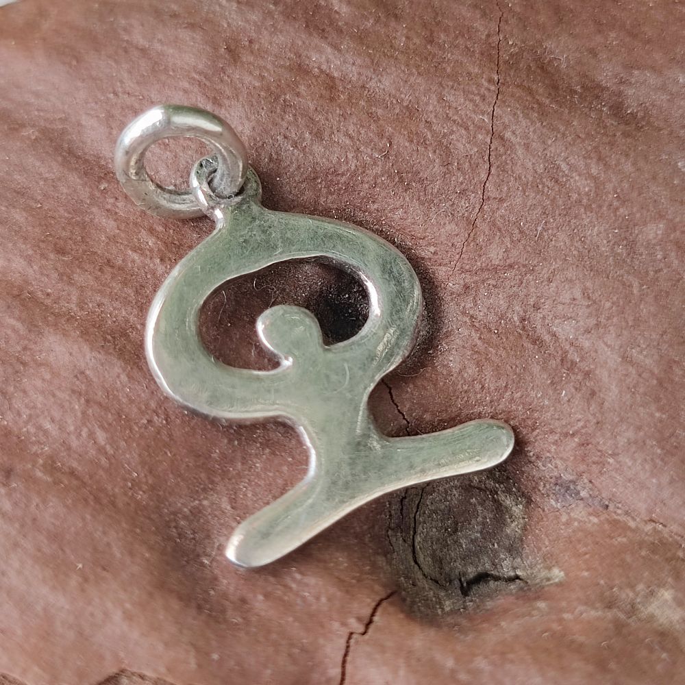 Ciondolo YOGA stilizzato in argento 925 - SATANPUR