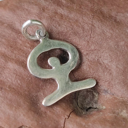 Ciondolo YOGA stilizzato in argento 925 - SATANPUR