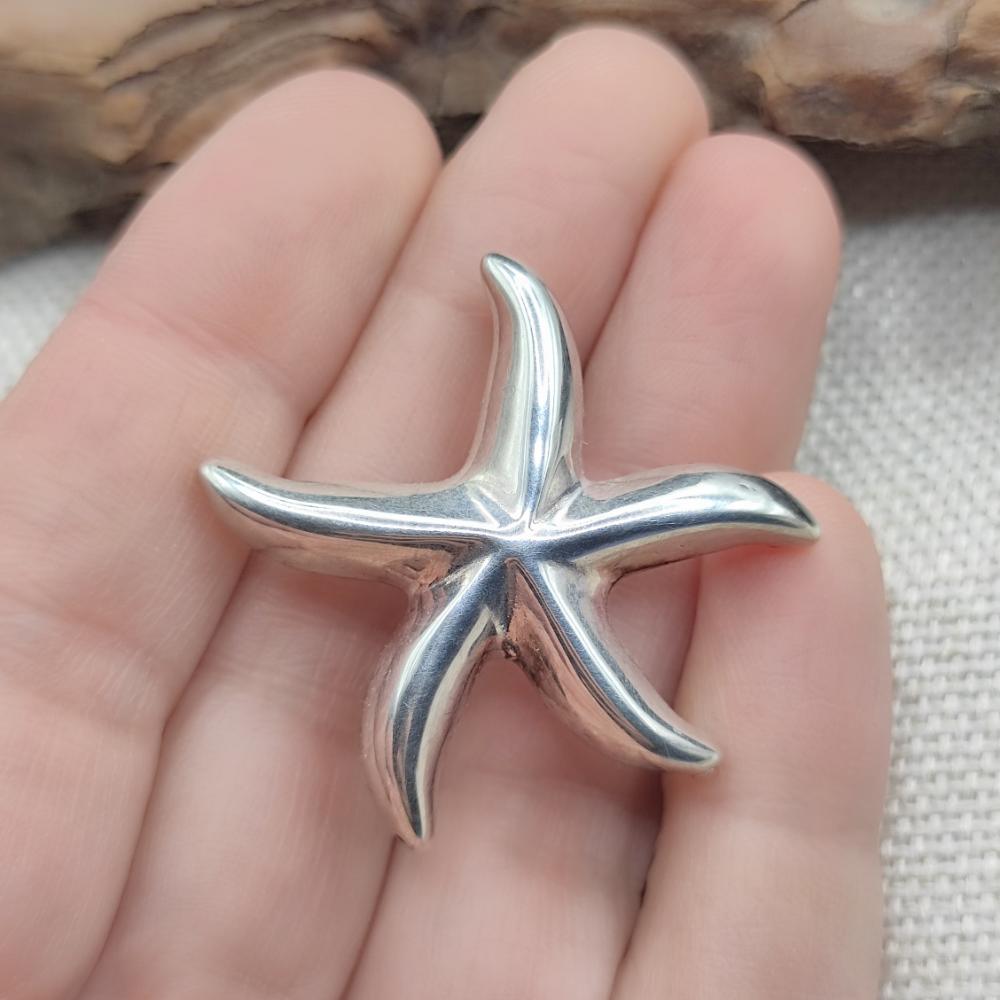 Ciondolo artigianale stella marina argento 925 - SADASIVPET