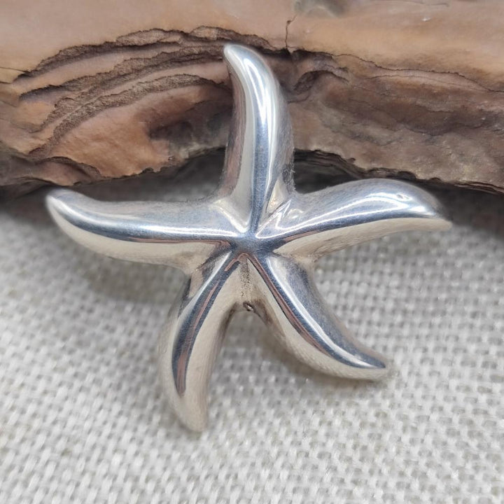 Ciondolo artigianale stella marina argento 925 - SADASIVPET