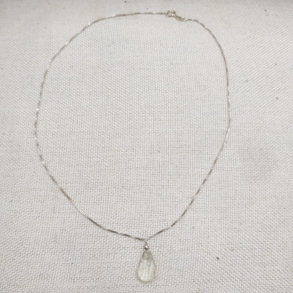Collana in argento 925 con ametista verde - AYENKA