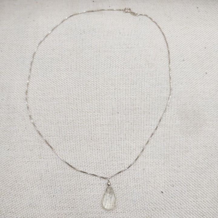 Collana in argento 925 con ametista verde - AYENKA