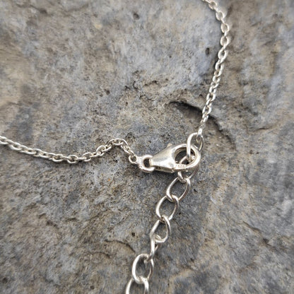 Collana in argento 925 con pietra di luna - RUHANI