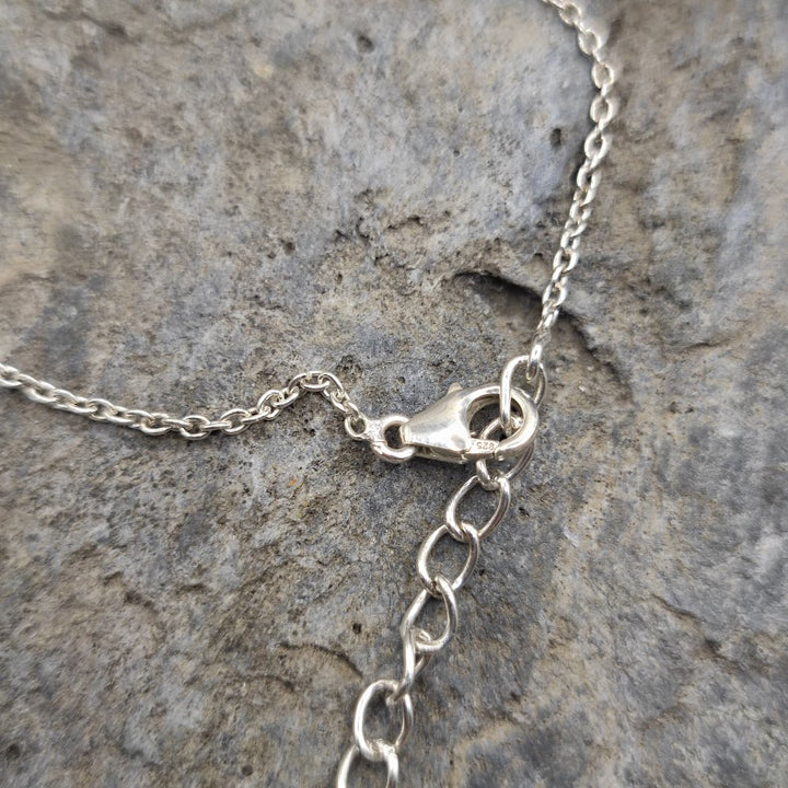 Collana in argento 925 con pietra di luna - RUHANI