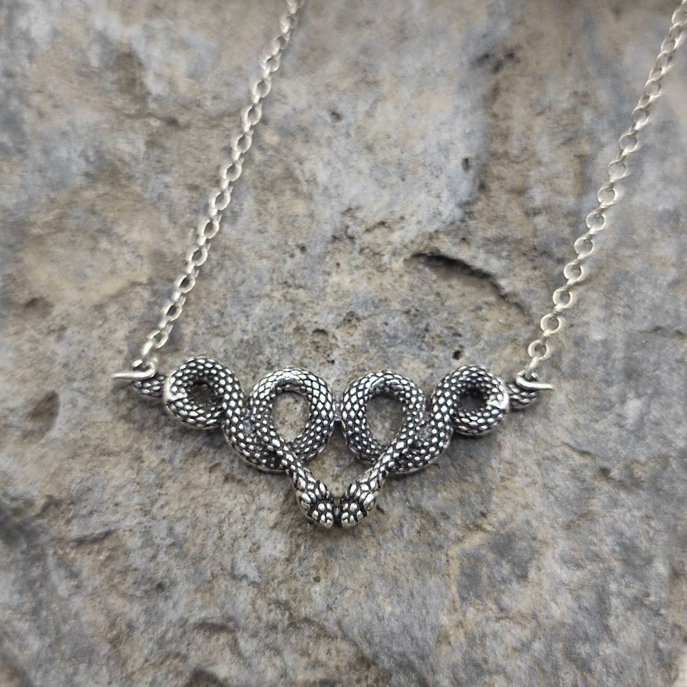 COLLANA in argento 925 con serpenti - KALYA