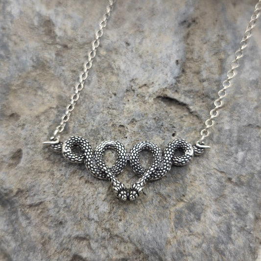COLLANA in argento 925 con serpenti - KALYA