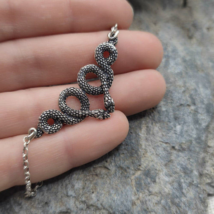 COLLANA in argento 925 con serpenti - KALYA