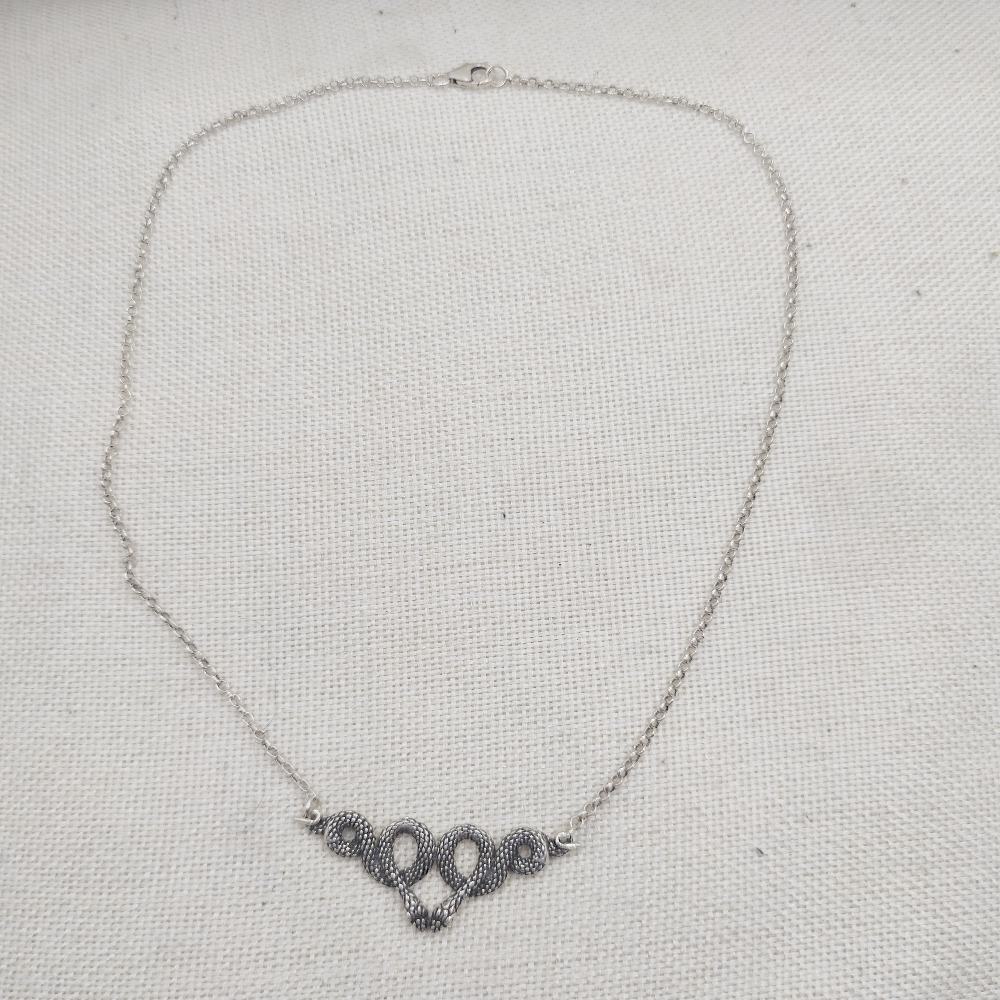 COLLANA in argento 925 con serpenti - KALYA