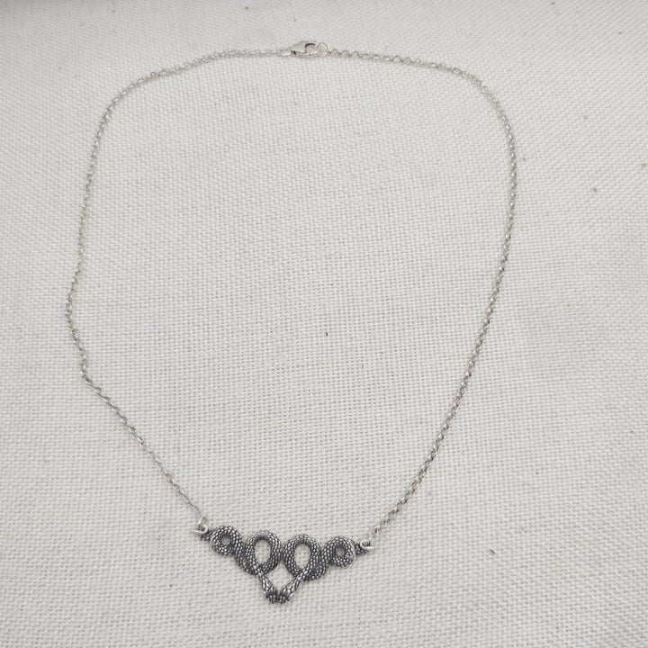 COLLANA in argento 925 con serpenti - KALYA