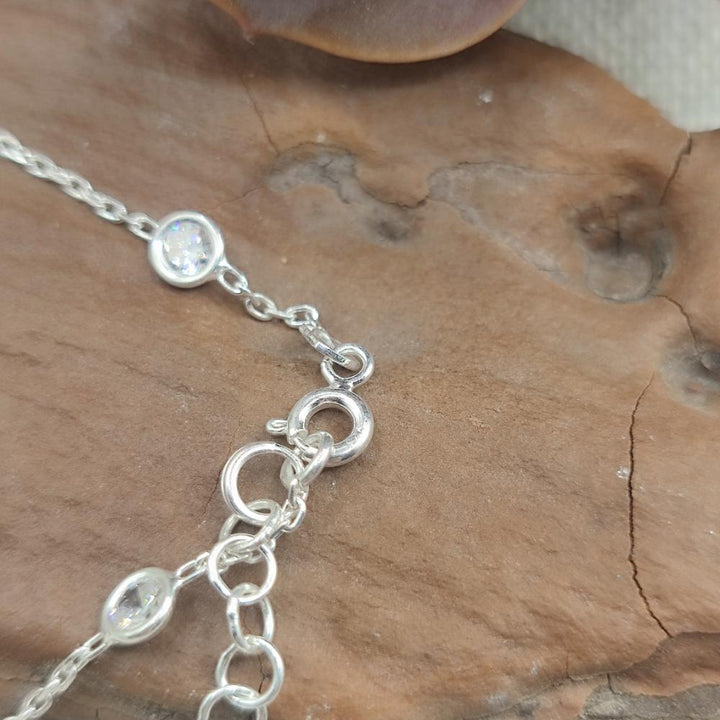 Collana in argento con zirconi - SHAIRA