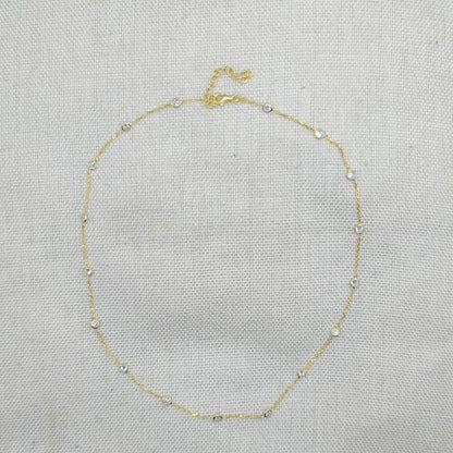 Collana in argento con zirconi - SHAIRA