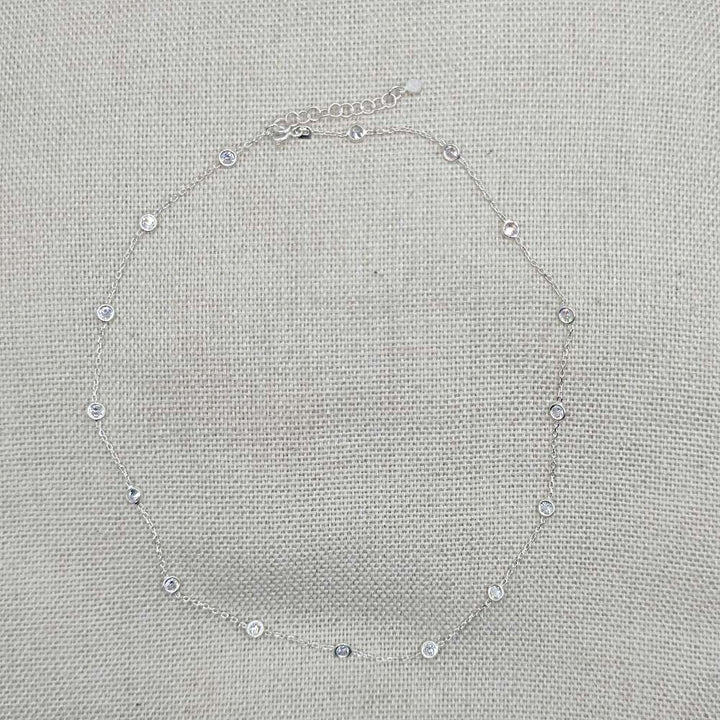Collana in argento con zirconi - SHAIRA