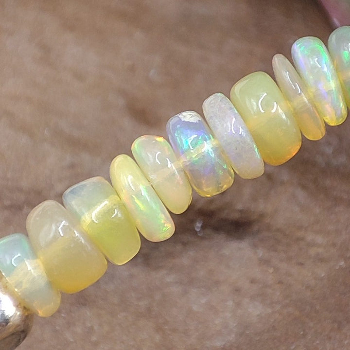 Collana artigianale in argento 925 opale - SANKOSH