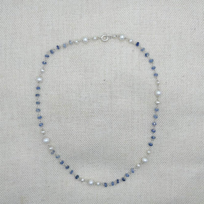 Collana artigianale in argento 925 perla - MALIKA