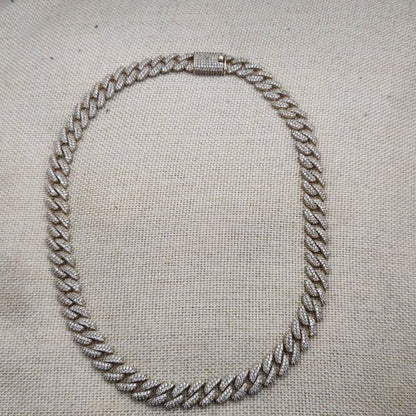 Collana catena argento 925 e zirconi - YASMINA