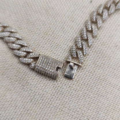 Collana catena argento 925 e zirconi - YASMINA