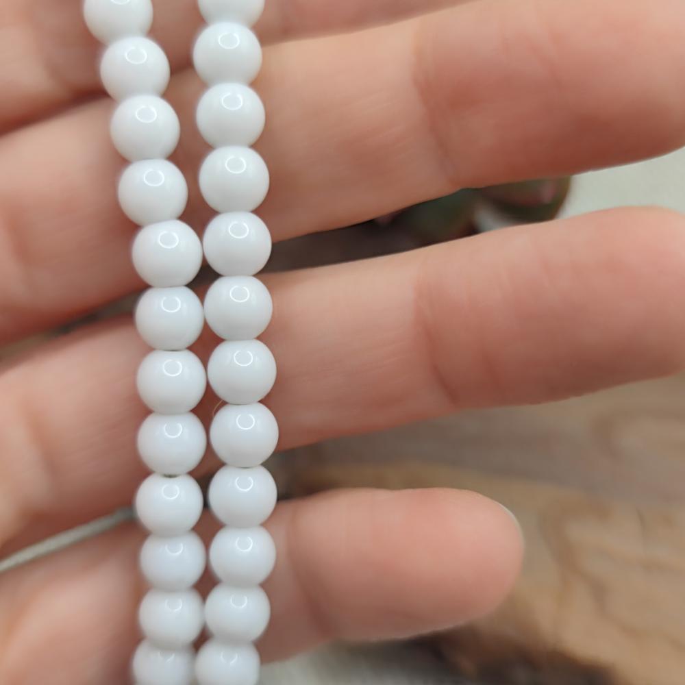 Collana etnica con agata bianca e rame - SABARMATI