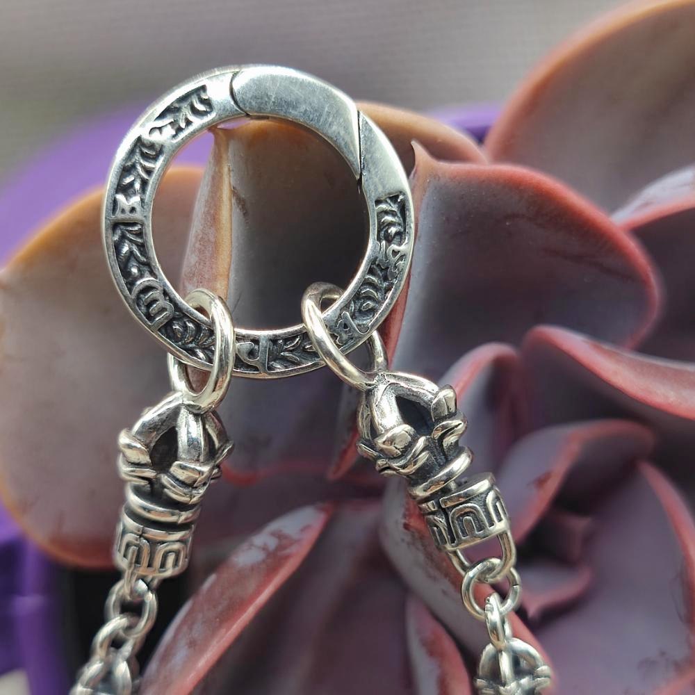 COLLANA etnica in argento 925 dorje - ARUNA