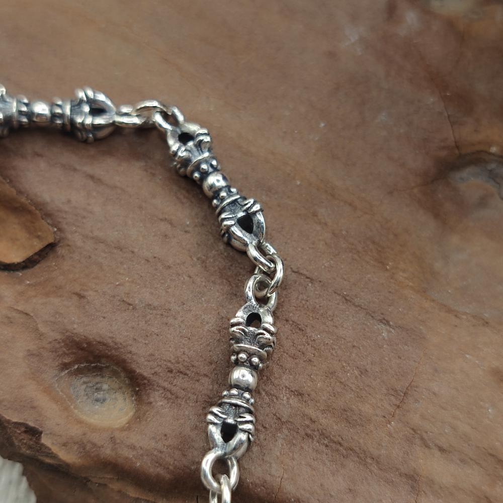 COLLANA etnica in argento 925 dorje - ARUNA