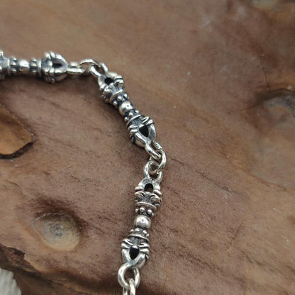 COLLANA etnica in argento 925 dorje - ARUNA