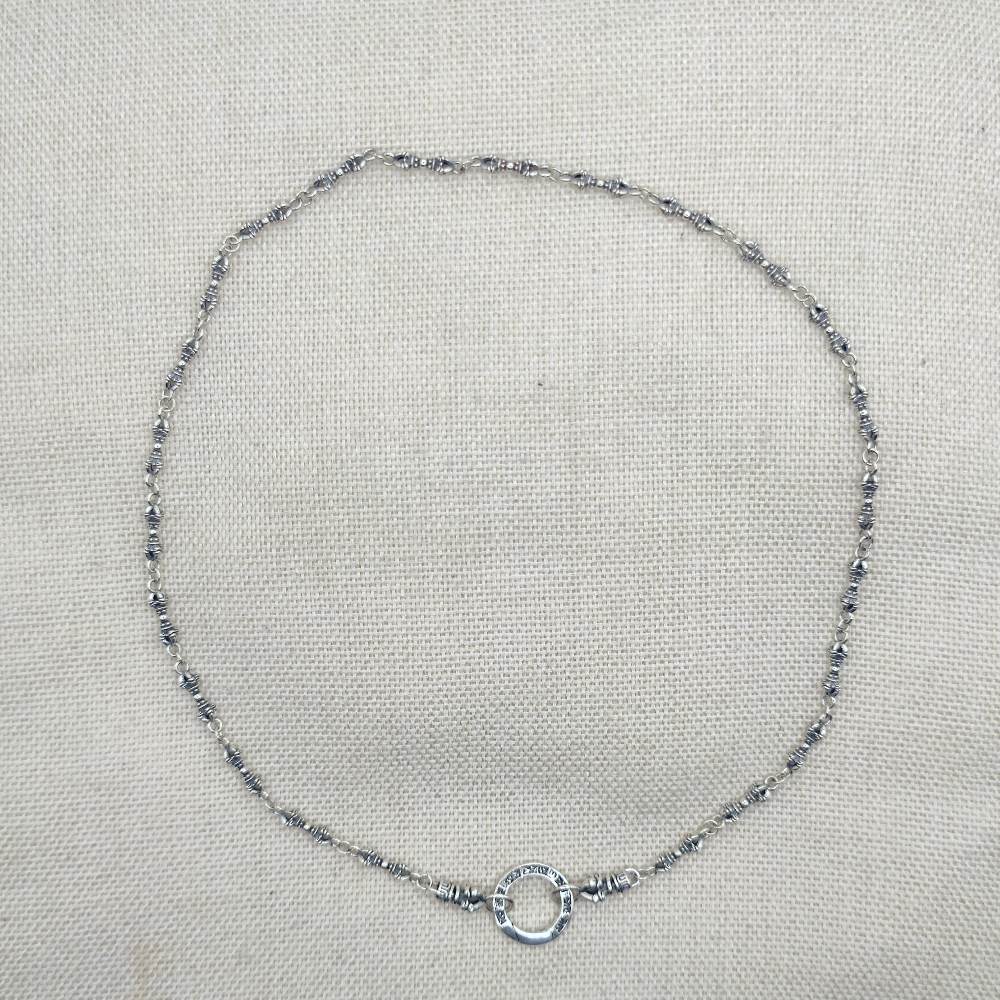 COLLANA etnica in argento 925 dorje - ARUNA