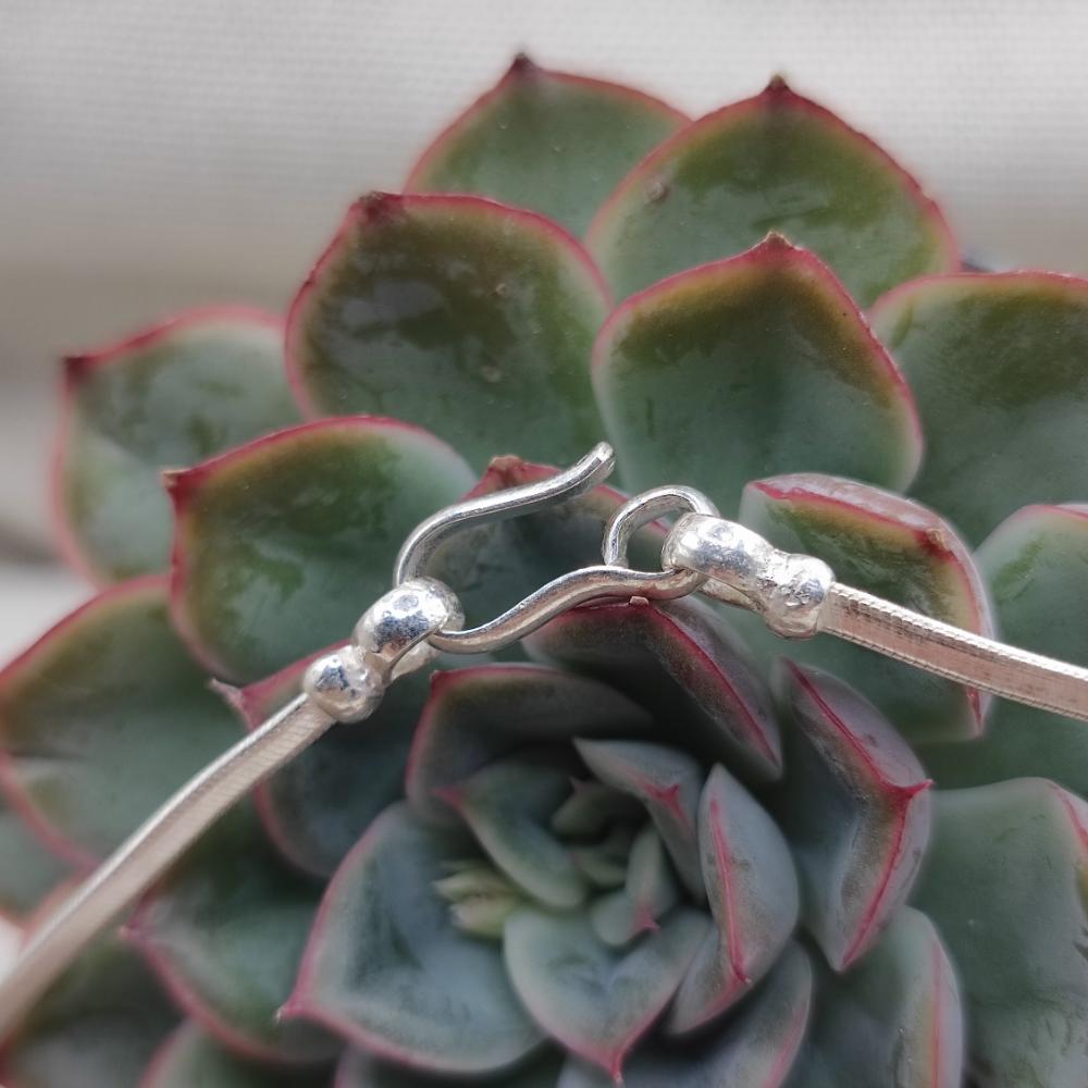 Collana snake in argento 925 triangolare - TUNGABHADRA